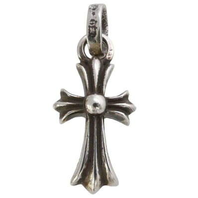 CHROME HEARTS クロムハーツ(原本無) ユナイテッドアローズレシート原本付属 CRS BBYFAT ベイビーファットクロス ペンダントトップ チャーム シルバー系【中古】