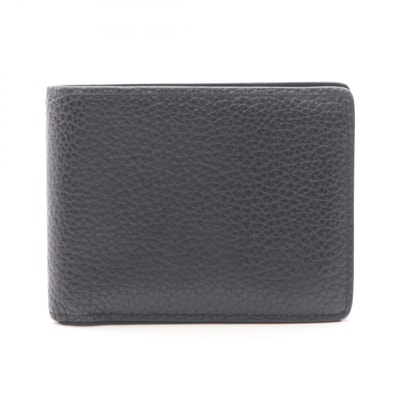 ルイ・ヴィトン LOUIS VUITTON ポルトフォイユ ミュルティプル 二つ折り財布 財布 レザー ノワール メンズ ブラック系 M58189 【中古】