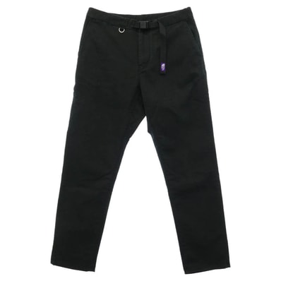 THE NORTH FACE ノースフェイス NT5051N PURPLE LABEL パープルレーベル Stretch Twill Tapered Pants ストレッチ ツイル テーパード パンツ ブラック ブラック系 WM【中古】