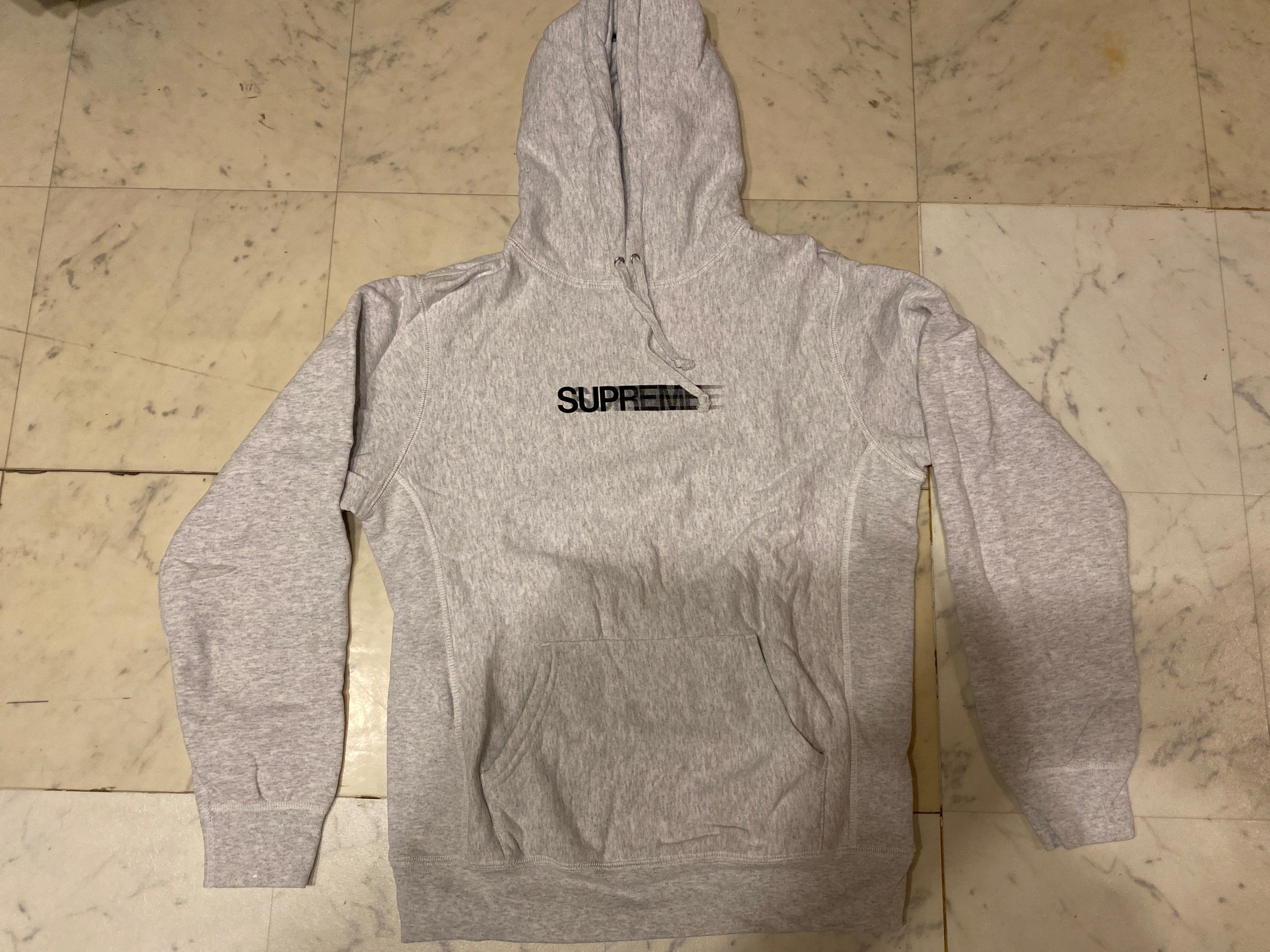 Supreme Motion Logo Hooded Sweatshirt "Grey" (20SS)