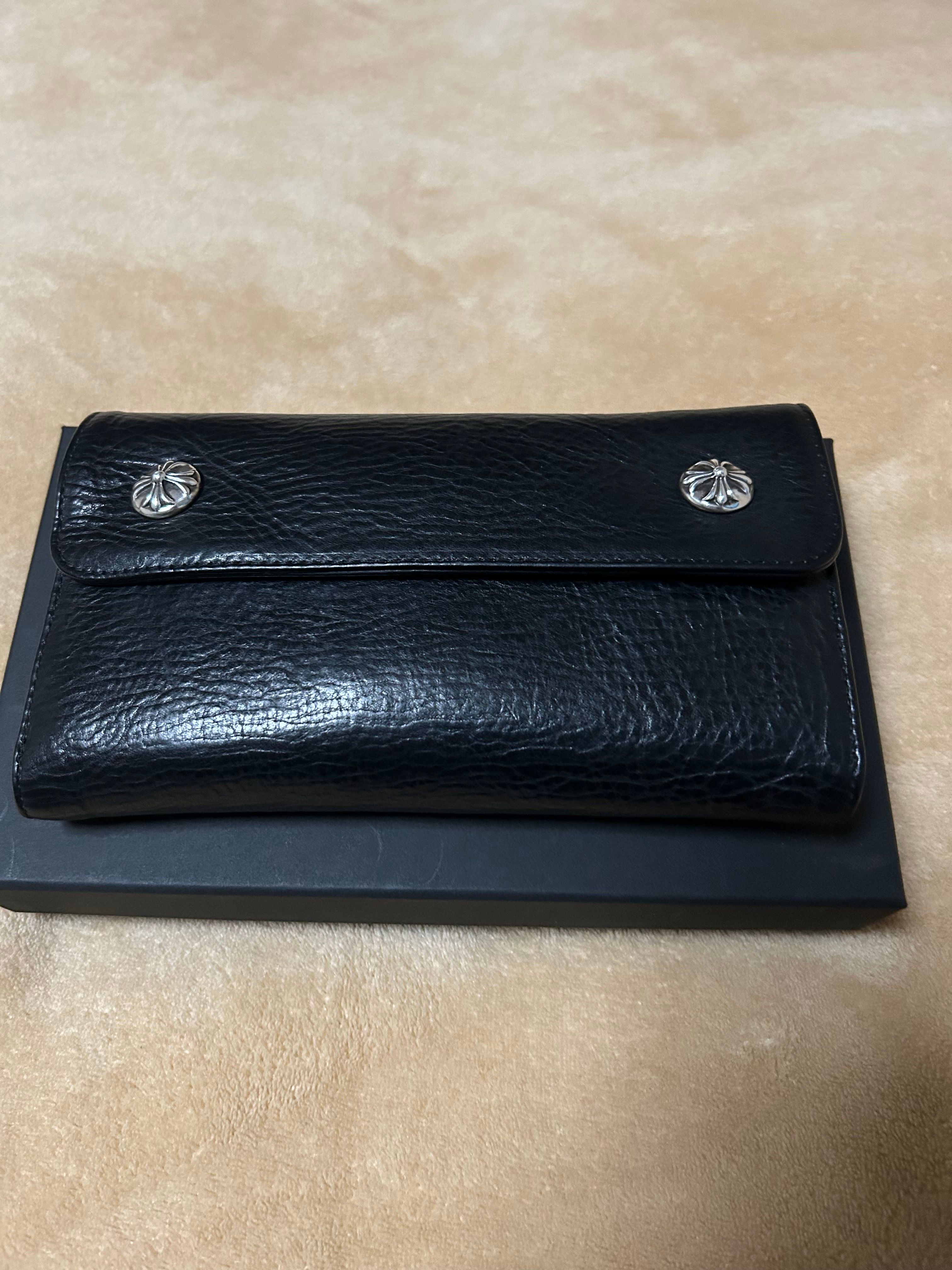 Chrome Hearts Wave Wallet Leather "Black"