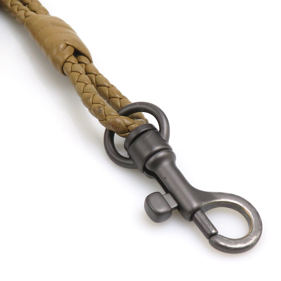 ボッテガヴェネタ BOTTEGAVENETA ネックストラップ レザー キャメル ユニセックス【中古】 56626a