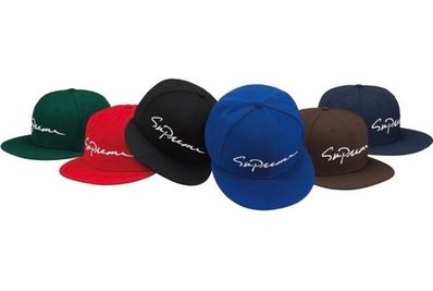 Supreme Classic Script New Era "Dark Green"