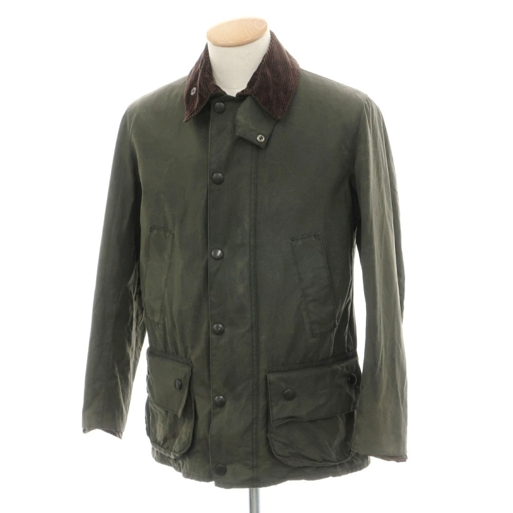【中古】バブアー Barbour SL BEWICK ワックスコットン フィールドジャケット オリーブグリーン【サイズ36】【メンズ】
