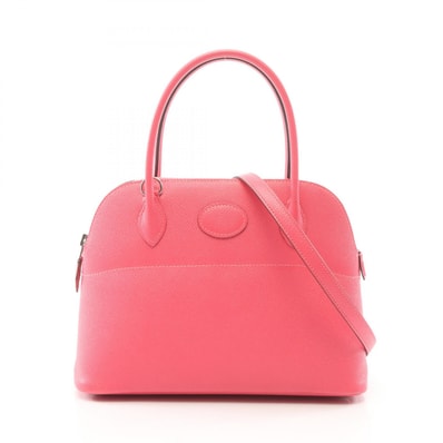 エルメス HERMES ボリード27 2WAY ハンドバッグ バッグ レザー ヴォーエプソン ヴォーエプソン ローズアザレ T刻印(2015年製造) レディース ピンク系 041693CK 【中古】