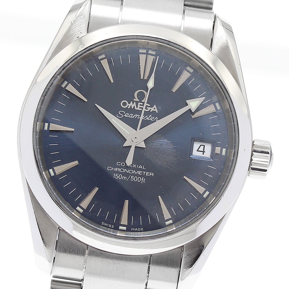 オメガ シーマスター アクアテラ デイト 2504.80 ボーイズ 【中古】