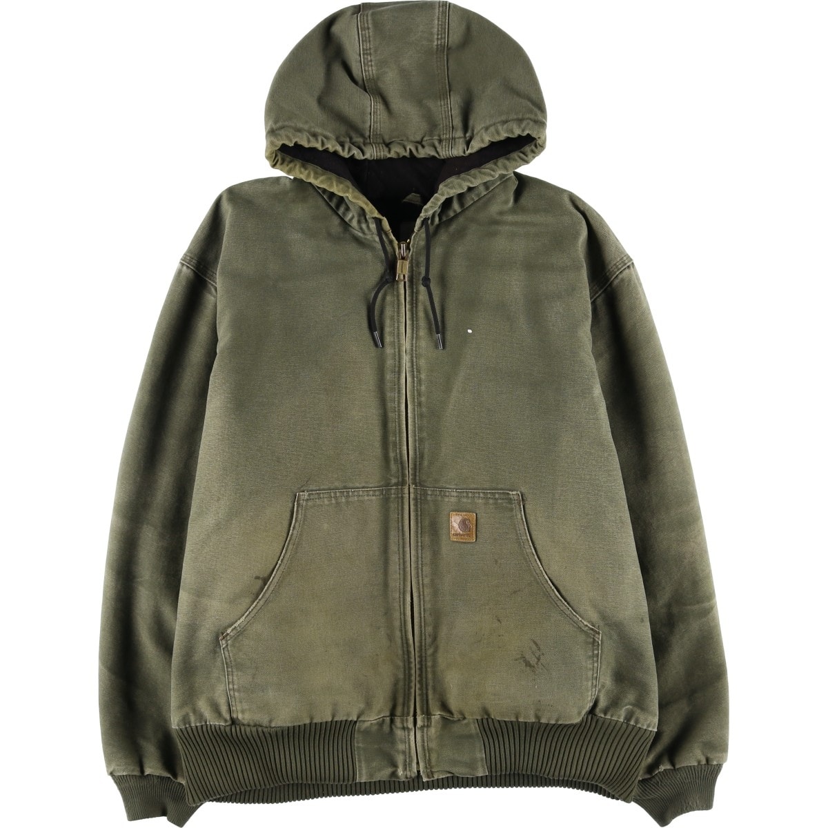 古着 カーハート Carhartt アクティブジャケット 中綿入り ダックフルジップパーカー メンズXL相当/eaa617179