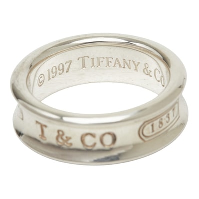 ティファニー 1837 ナローリング リング 指輪 SV925 シルバー レディース TIFFANY&Co. 中古