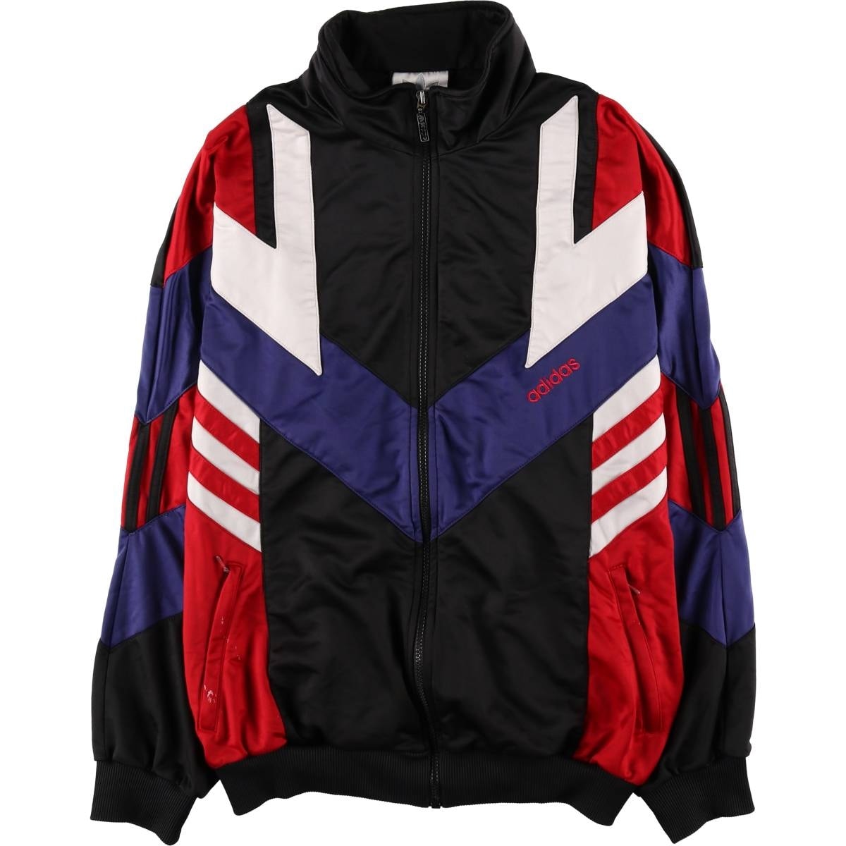 古着 80年代 アディダス adidas トレフォイルロゴ ジャージ トラックジャケット メンズL相当 ヴィンテージ/eaa629465
