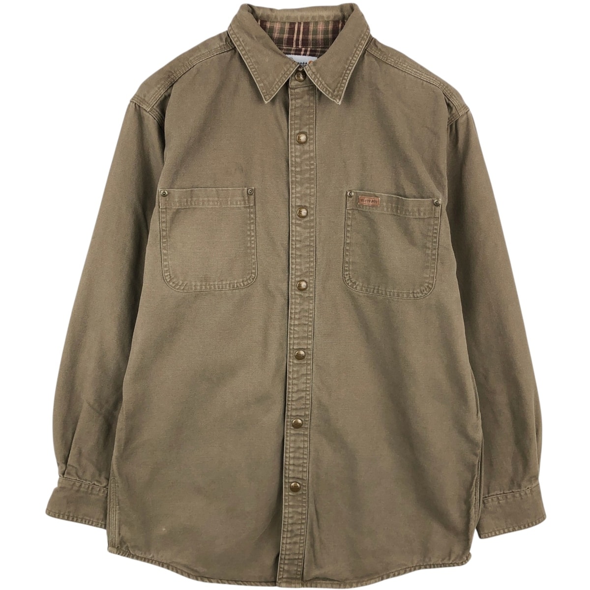 古着 カーハート Carhartt 長袖 ダックワークシャツ メンズM相当/eaa623883