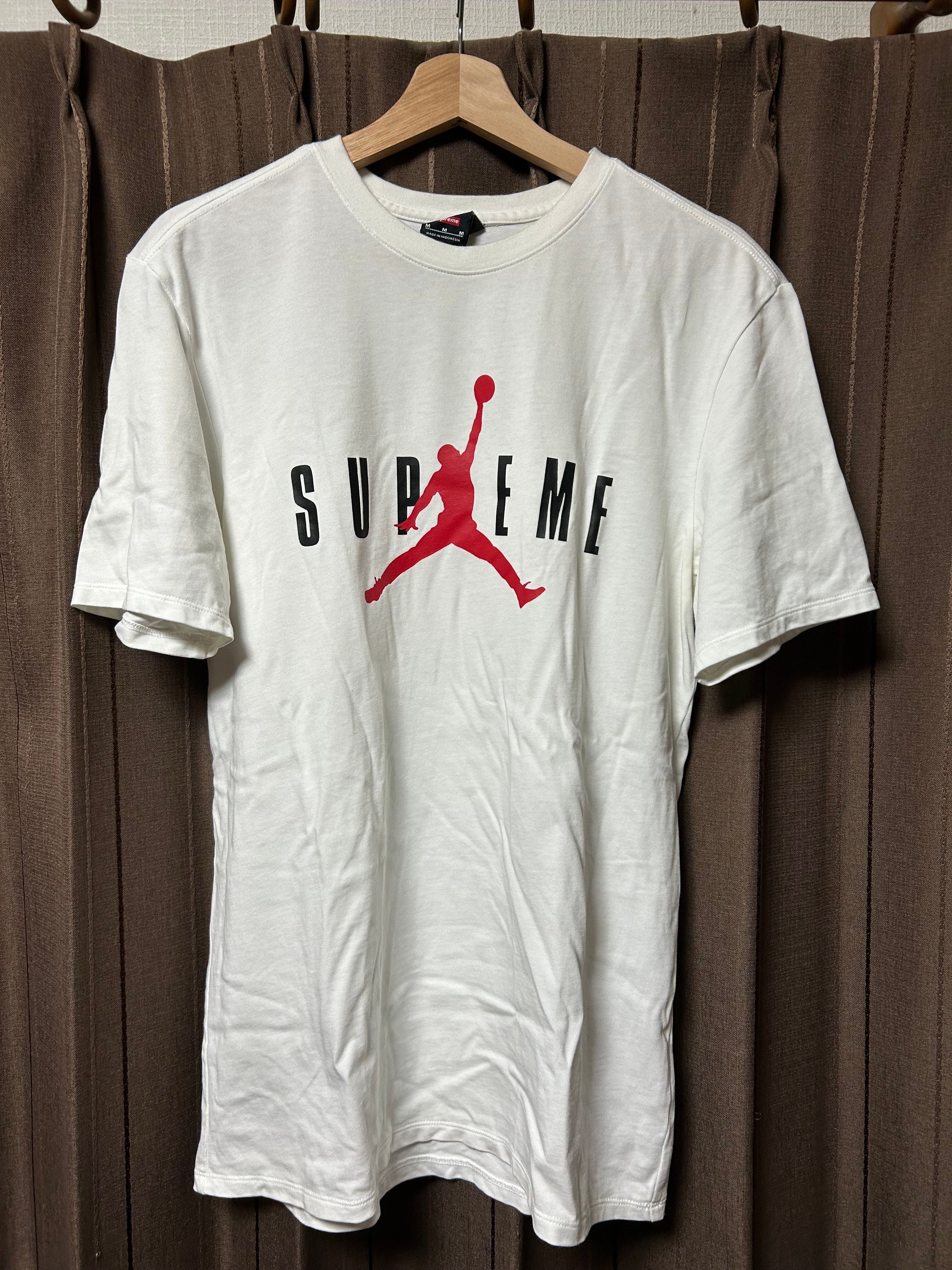 シュプリーム x ジョーダン Tシャツ "ホワイト"