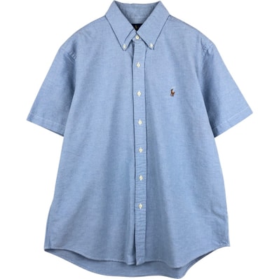 古着 ラルフローレン Ralph Lauren CLASSIC FIT 半袖 ボタンダウンシャツ メンズL相当/eaa674510