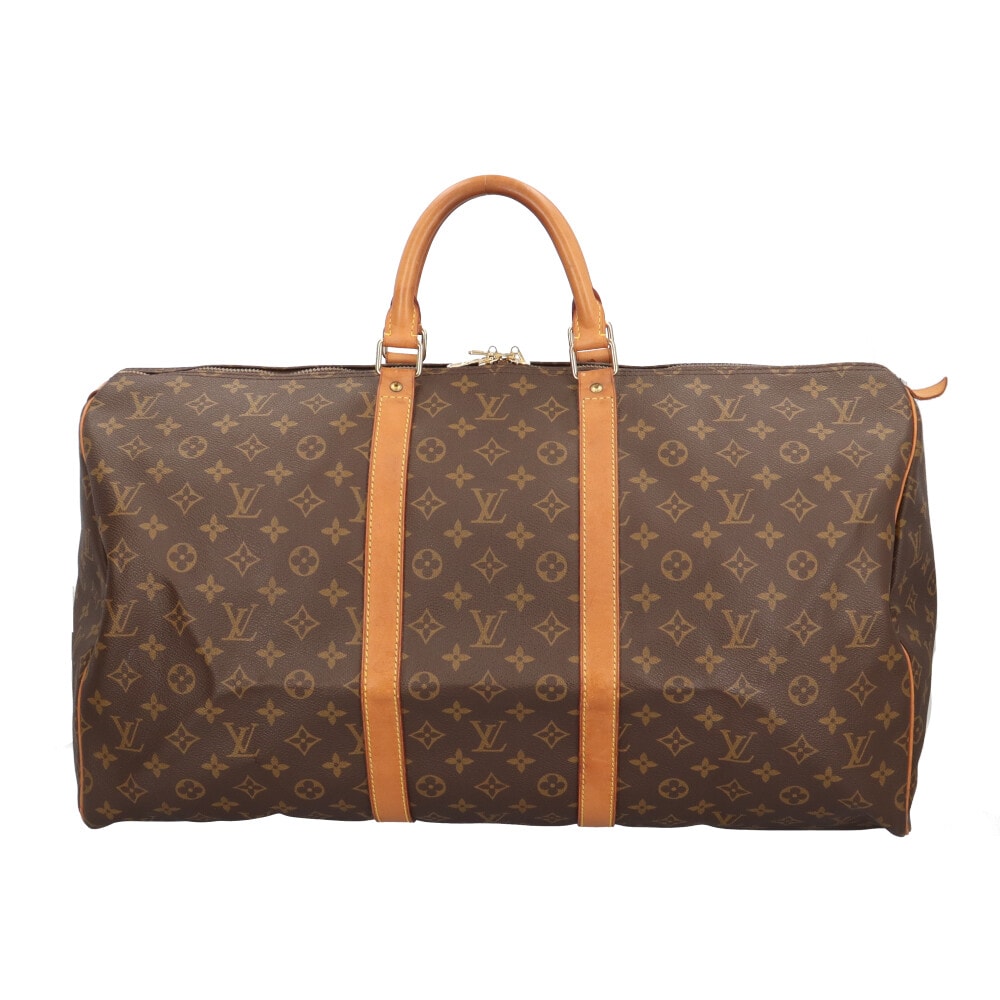 ルイヴィトン キーポル55 モノグラム ハンドバッグ モノグラムキャンバス M41424 ブラウン レディース LOUIS VUITTON 中古