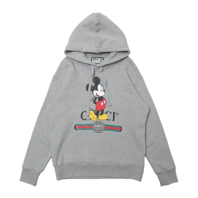 GUCCI × Disney グッチ × ディズニー パーカー サイズS コラボ ミッキーマウス GG ウェブリライン ブランド古着【中古】20260312/RA8322