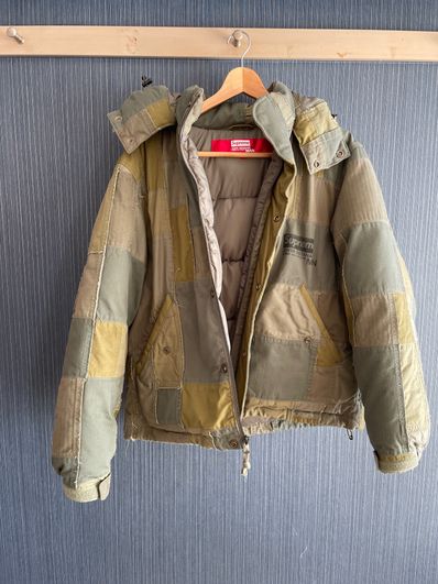 Supreme / JUNYA WATANABE COMME des GARCONS MAN Patchwork Puffy Jacket "Olive"