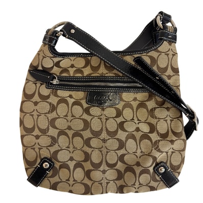 コーチ COACH ショルダーバッグ シグネチャー 肩掛け 斜め掛け F14689 ベージュ
