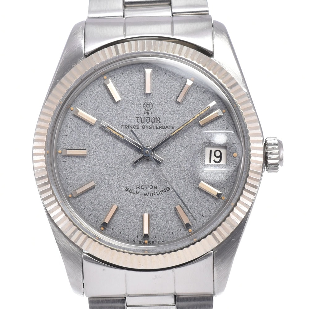 チューダー TUDOR 7990/4 プリンス オイスターデイト Cal.2484 グレー 自動巻き メンズ 良品 腕時計 R#149389