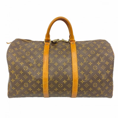 【6dc2470】ルイヴィトン ボストンバッグ モノグラム キーポル50 M41426 ブラウン【中古】メンズ レディース ユニセックス