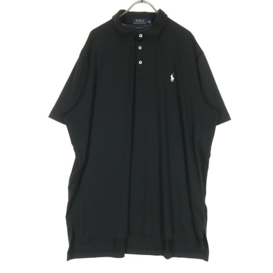 POLO RALPH LAUREN ポロラルフローレン ワンポイントロゴ 半袖 ポロシャツ XL ブラック