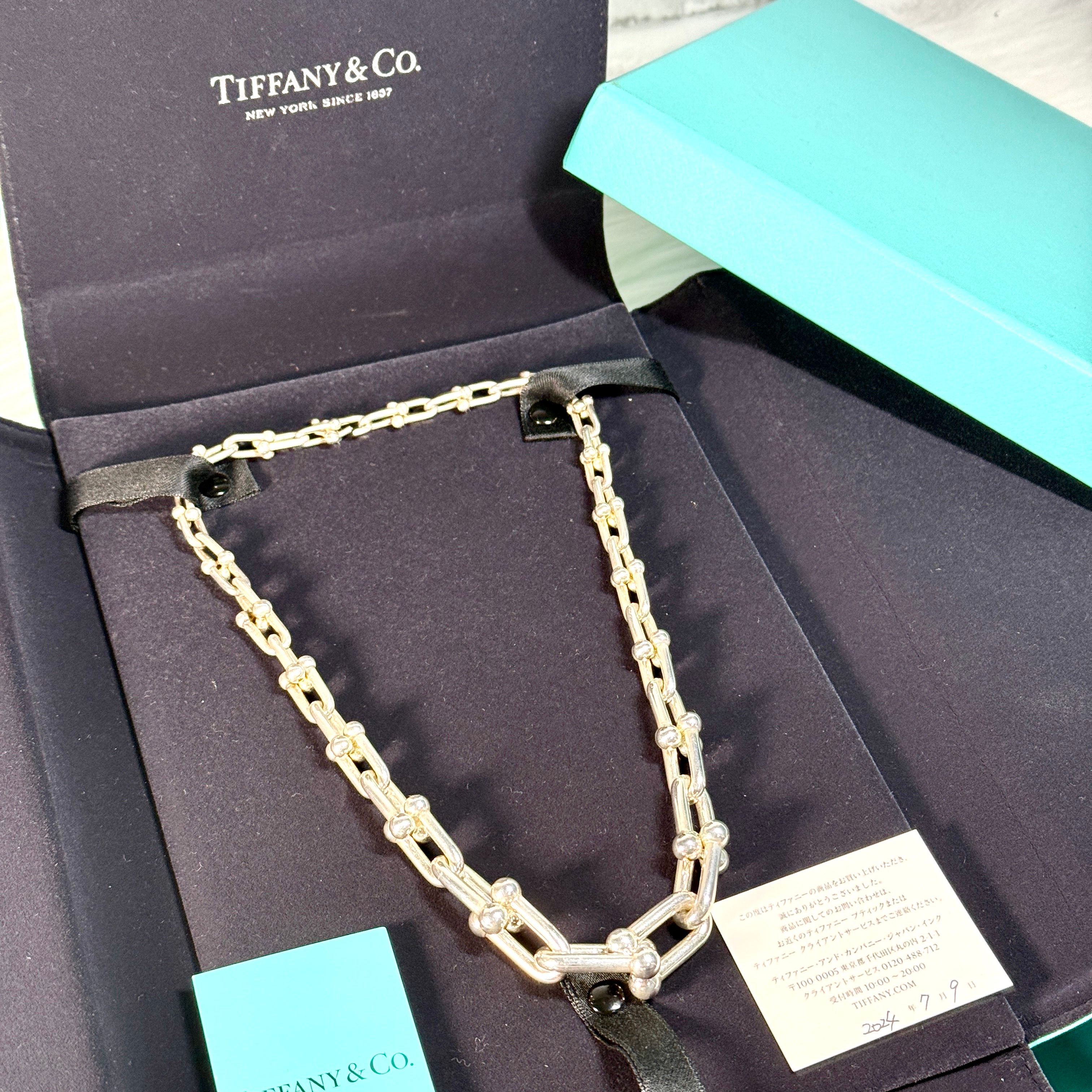 Tiffany & Co. HardWear Graduated Link Necklace "Silver"