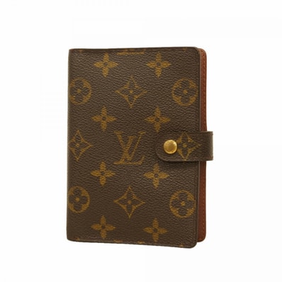 【6dc2844】ルイヴィトン 手帳カバー モノグラム アジェンダPM R20005 ブラウン【中古】メンズ レディース ユニセックス