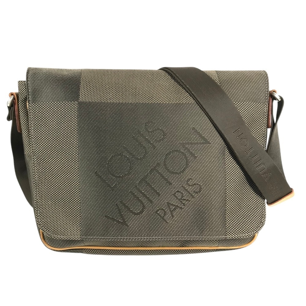 ルイヴィトン LOUIS VUITTON メサジェ M93030 ダミエジェアン カバン フラップ 斜め掛け ショルダーバッグ ダミエジェアンキャンバス テール カーキ