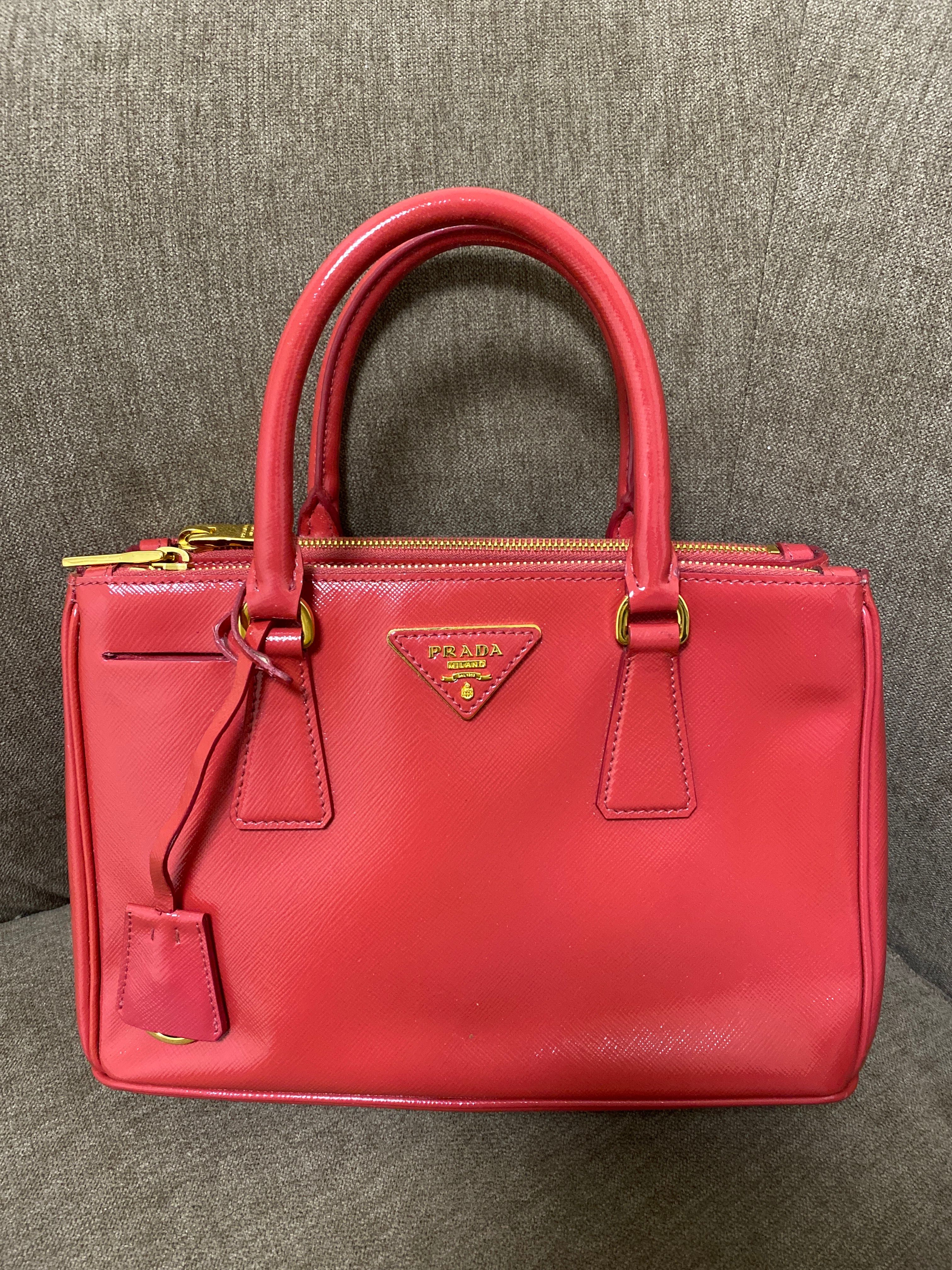 PRADA ガレリア サフィアーノ 2way ハンドバック ショルダーバッグ