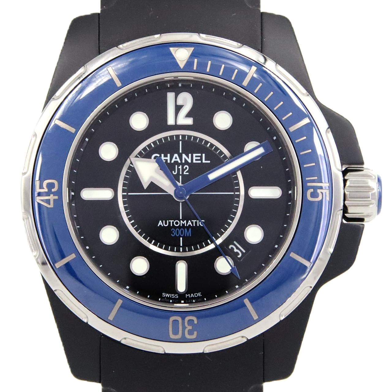 【ノーメンテナンス還元価格】シャネル J12 42mmマリンセラミック H2559 セラミック 自動巻