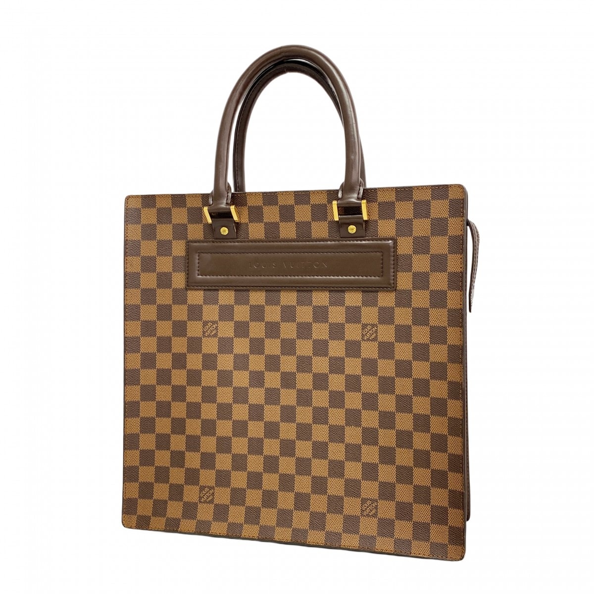 【6db1263】ルイヴィトン トートバッグ ダミエ ヴェニスGM N51146 エベヌ【中古】レディース