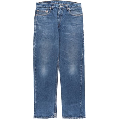 古着 00年代 リーバイス Levi's 505 REGULAR FIT STRAIGHT LEG テーパードデニムパンツ USA製 メンズw34相当/eaa482255