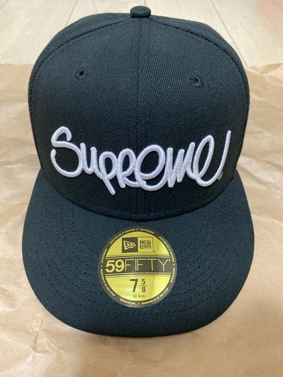 Supreme Handstyle New Era "Black"