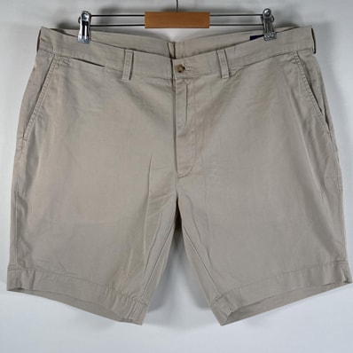 古着 ポロ・ラルフローレン POLO RALPH LAUREN ショートパンツ チノパン ポロチノ 大きいサイズ コインポケット w40 ベージュ メンズ