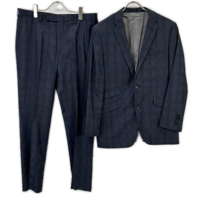 バーバリーブラックレーベル ネイビー D1H25-605-29 2ピース シングルスーツ 38/38