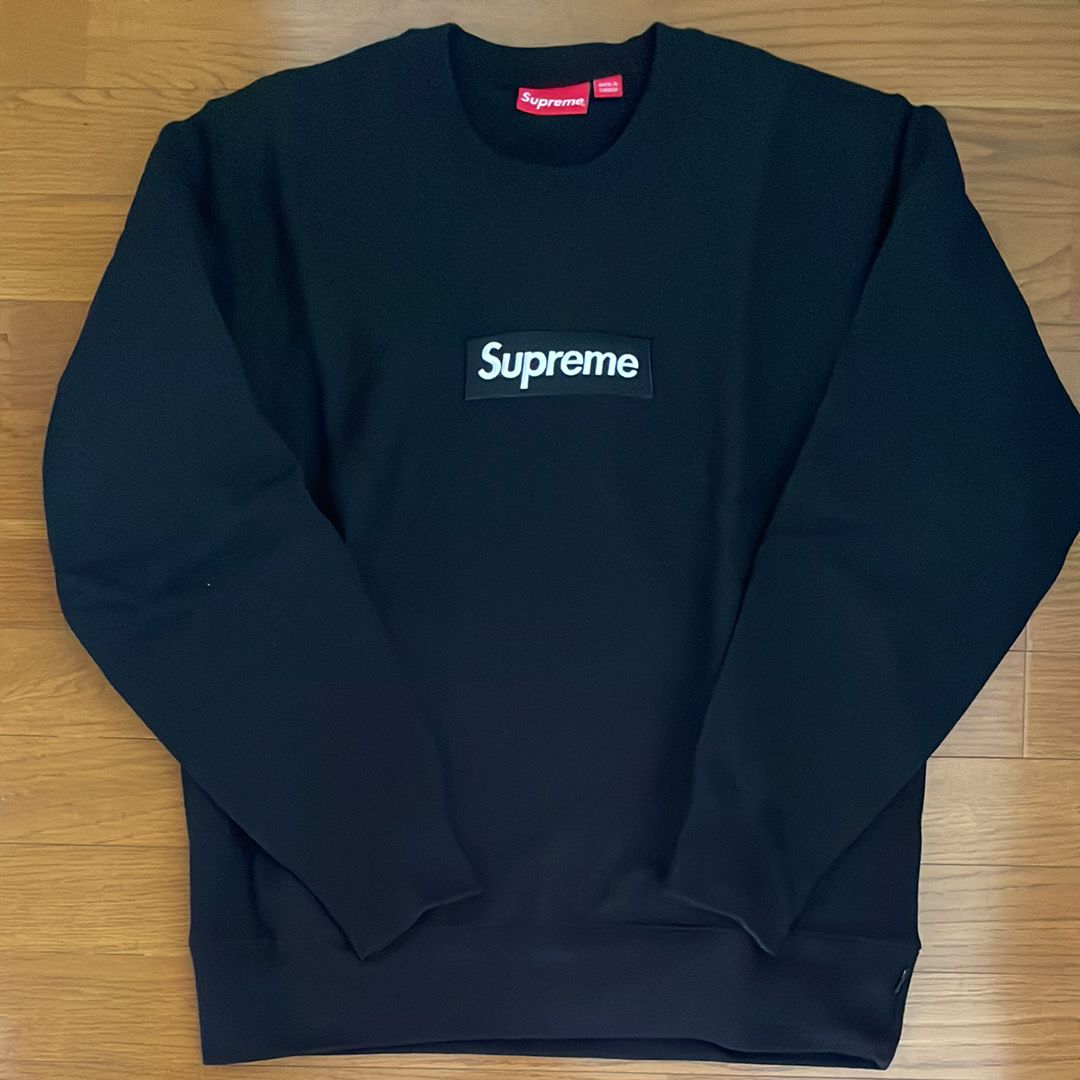 Supreme Box Logo Crewneck Sweatshirt "Black" (18FW)