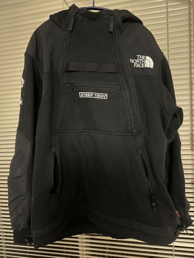 Supreme x The North Face Steep Tech Hooded Sweatshirt "Black"
