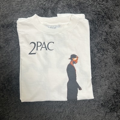 SAINT Mxxxxxx x 2PAC SS T-Shirt "White" SM-HR8-0000-C15
