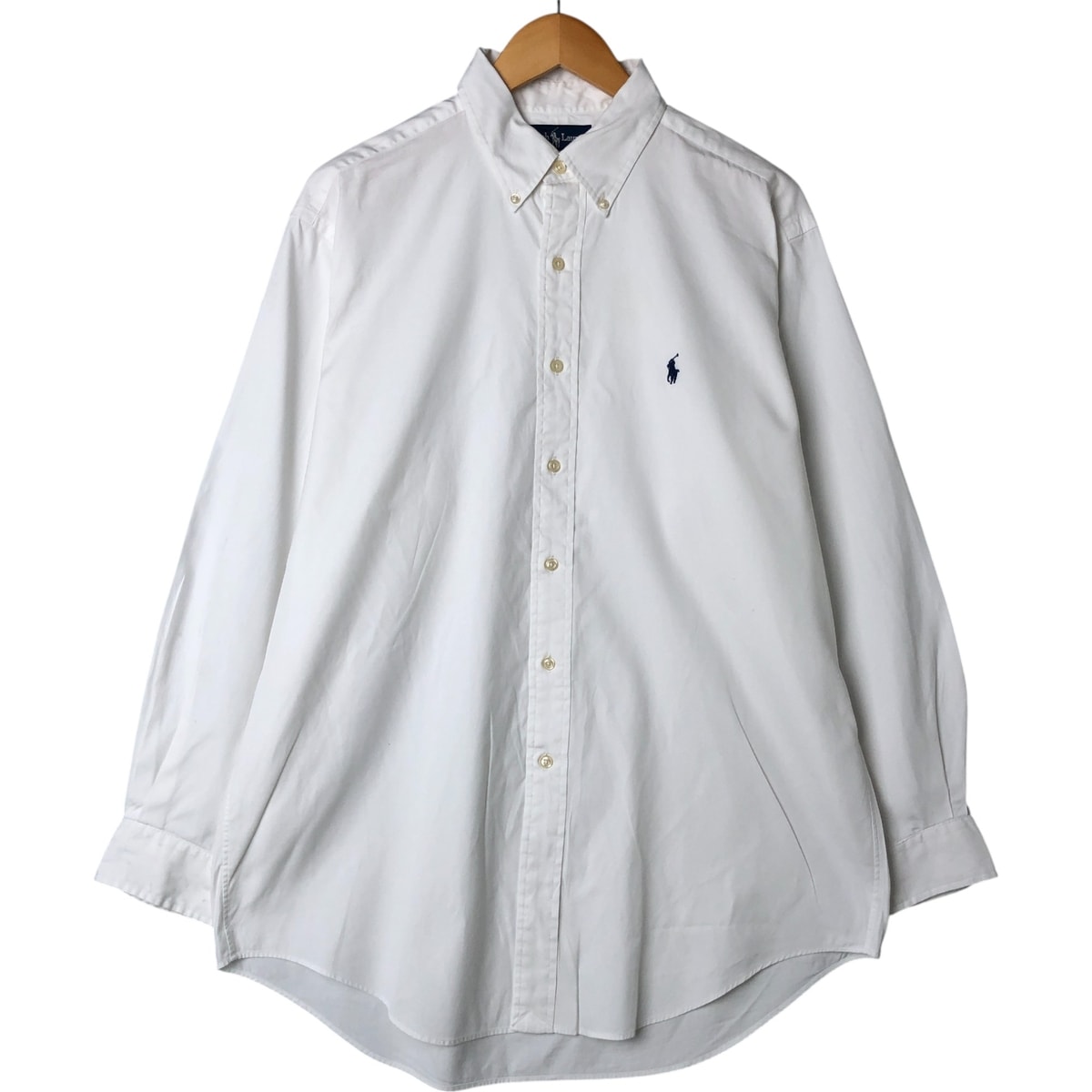 古着 ラルフローレン Ralph Lauren YARMOUTH 長袖 ボタンダウンシャツ メンズL相当/eaa542646