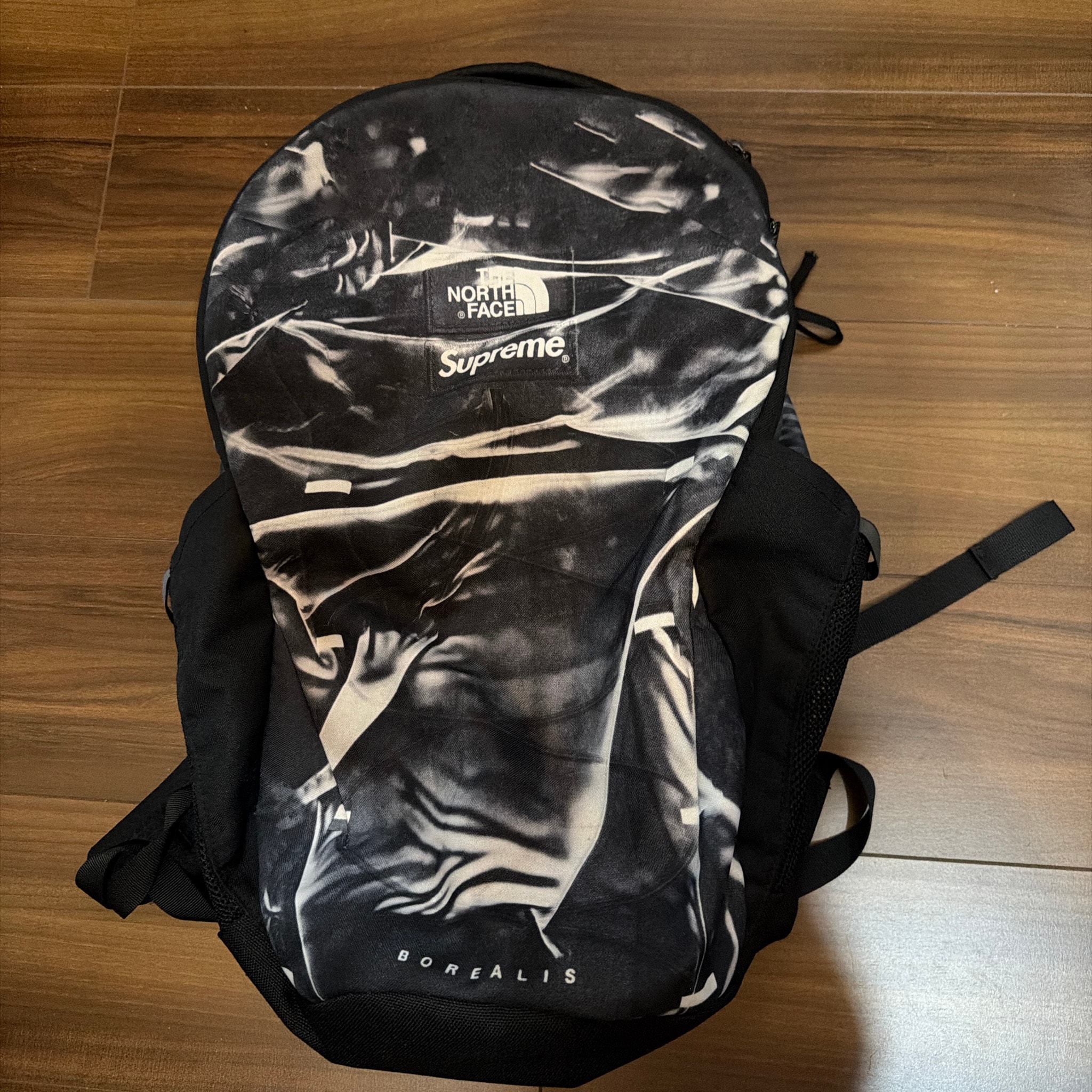 Supreme x The North Face Trompe Loeil Printed Borealis Backpack "Black"