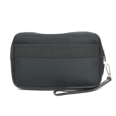 ダンヒル Dunhill セカンドバッグ ナイロン/レザー ブラック メンズ【中古】 r10868a