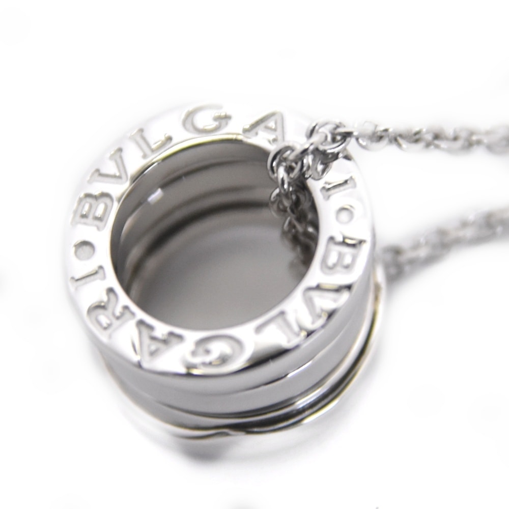 ブルガリ BVLGARI B-Zero1 ネックレス K18WG レディース S#137431