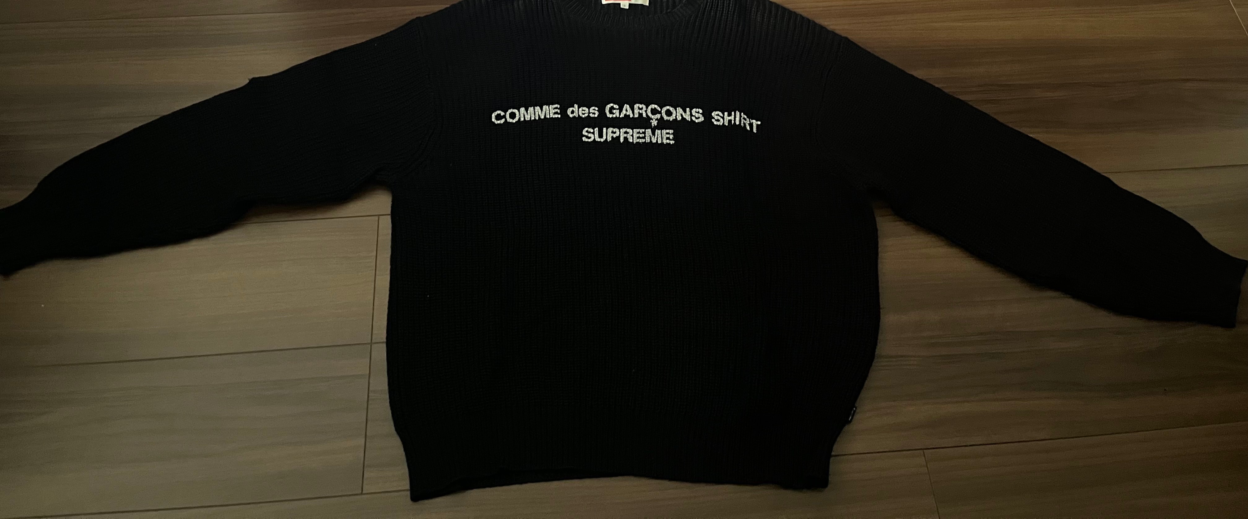 Supreme / Comme des Garçons SHIRT® Sweater "Black"