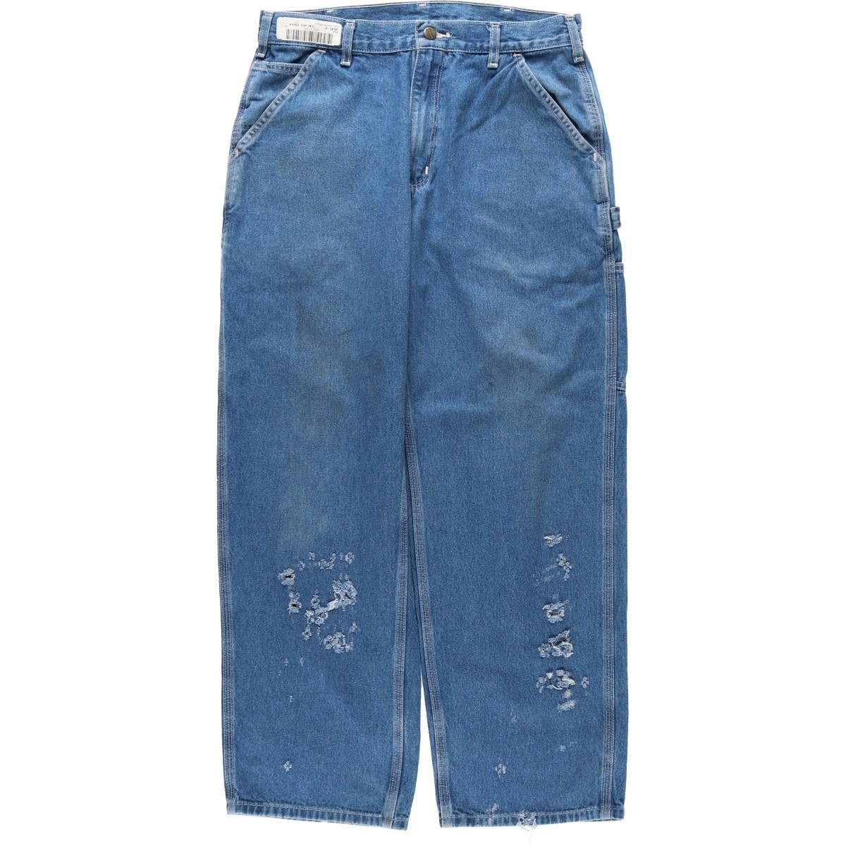 古着 カーハート Carhartt Original Dungaree Fit ロゴパッチ デニムペインターパンツ メンズw32相当/eaa631206