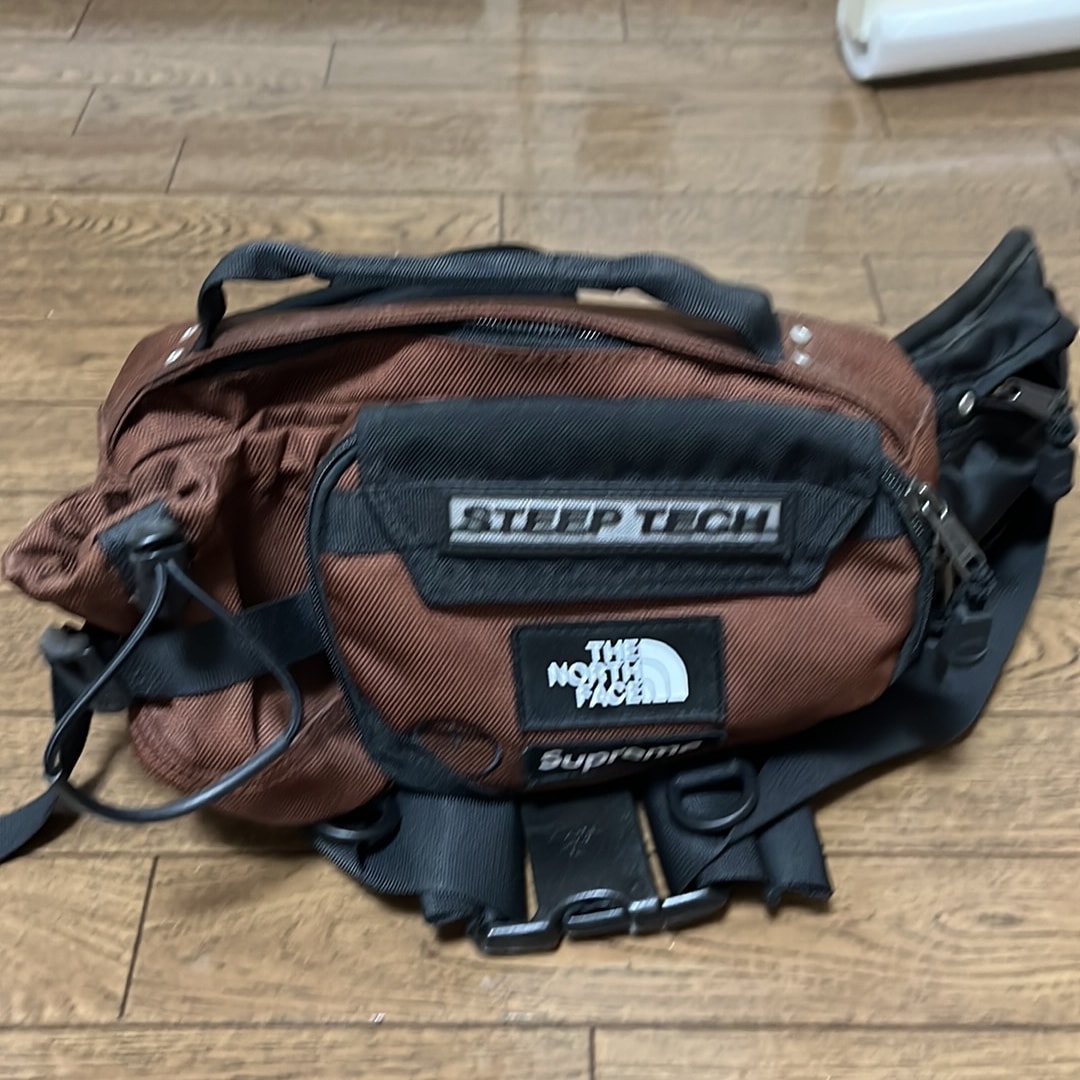 Supreme x The North Face Steep Tech Waist Bag "Brown" NM82291I / NF0A82YW