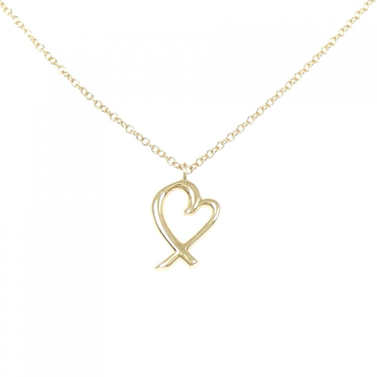 ティファニー ラビングハート ネックレス