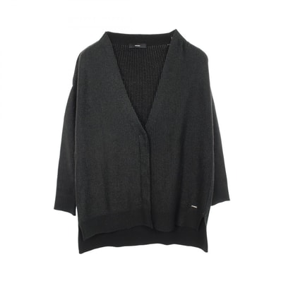 ディーゼル DIESEL カーディガン 衣料品 トップス コットン レディース ブラック系 【中古】