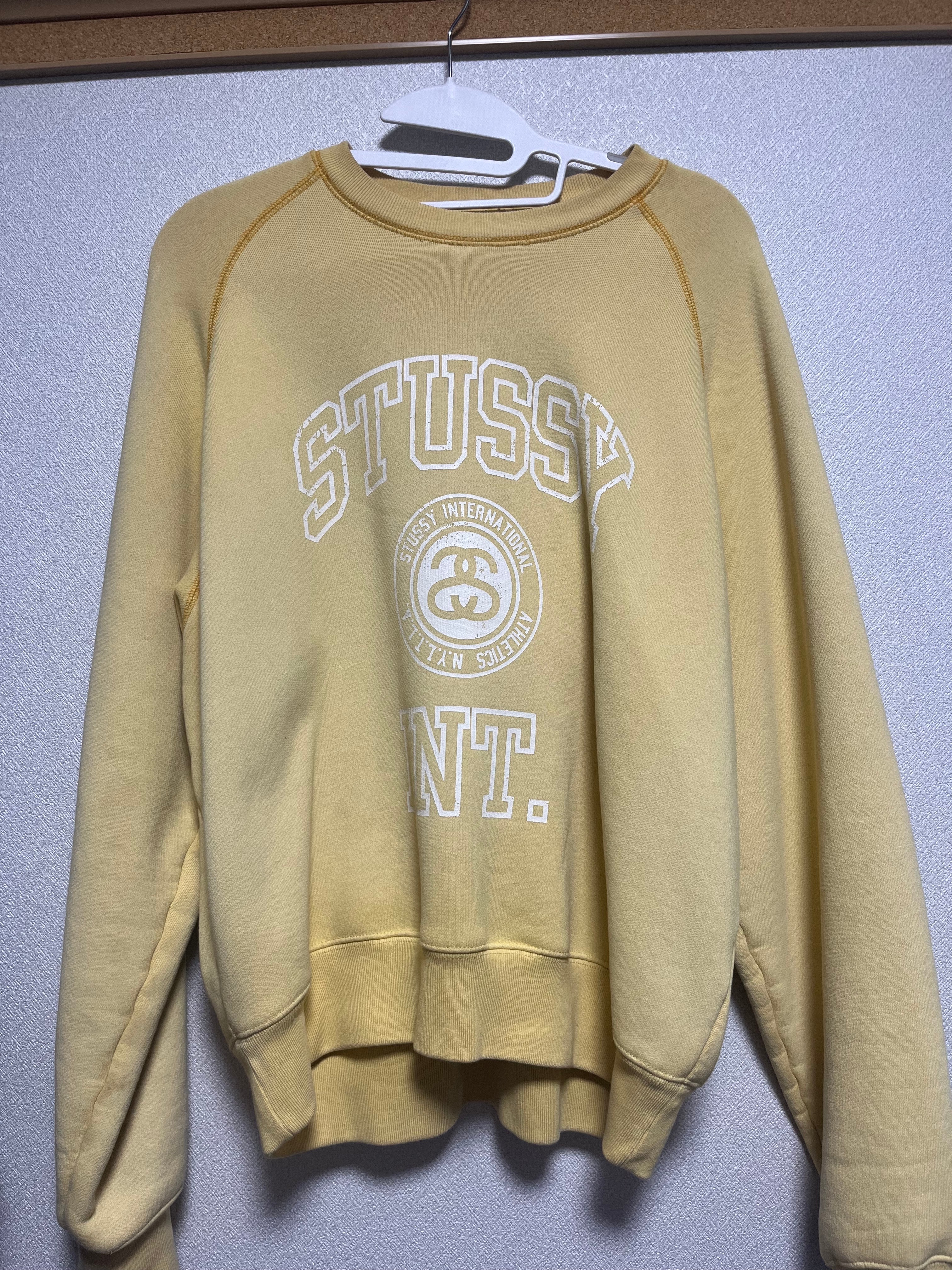 Stussy Overlock Varsity Raglan Crew "Honey"