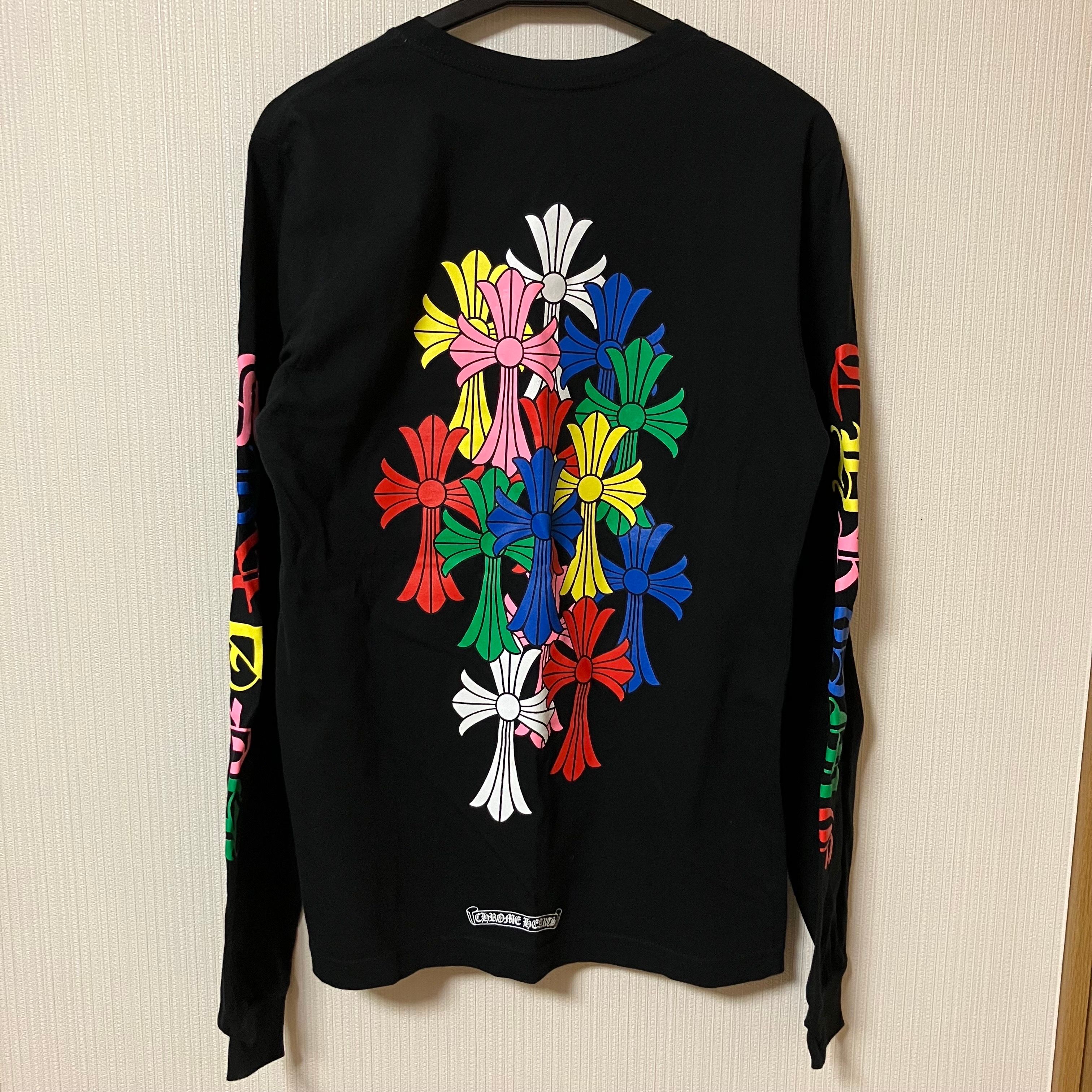 Chrome Hearts Multi Color Cross Cemetery L/S T-Shirt "Black"