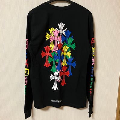 Chrome Hearts Multi Color Cross Cemetery L/S T-Shirt "Black"