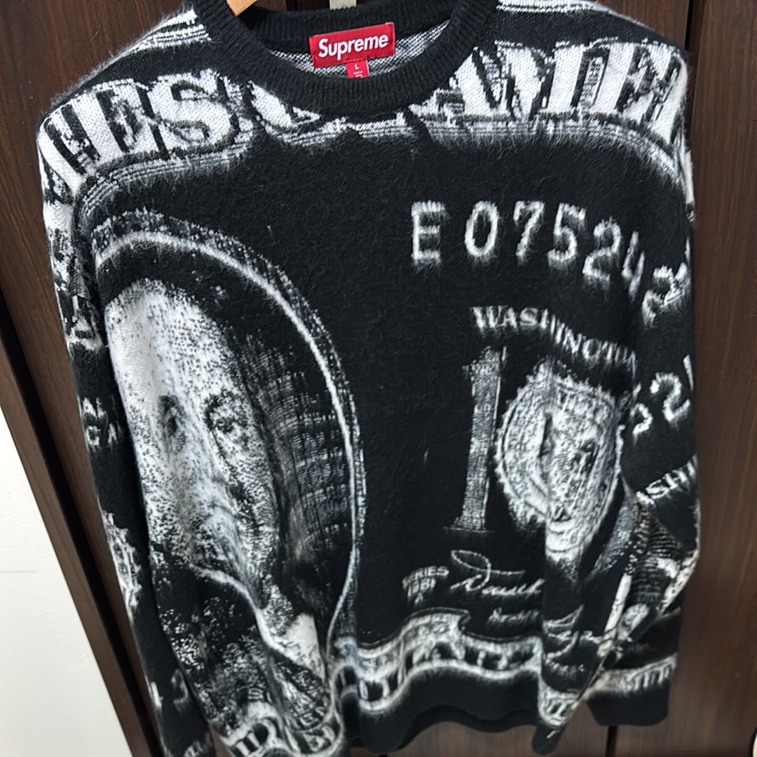 Supreme Money Sweater "Black"