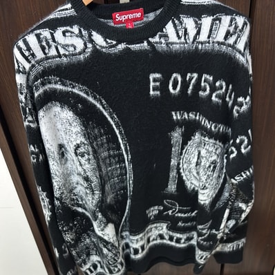 Supreme Money Sweater "Black"